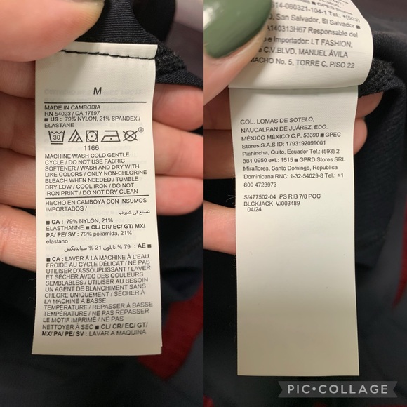 Old Navy Active Powersoft black, ribbed high-rise leggings - Picture 4 of 16